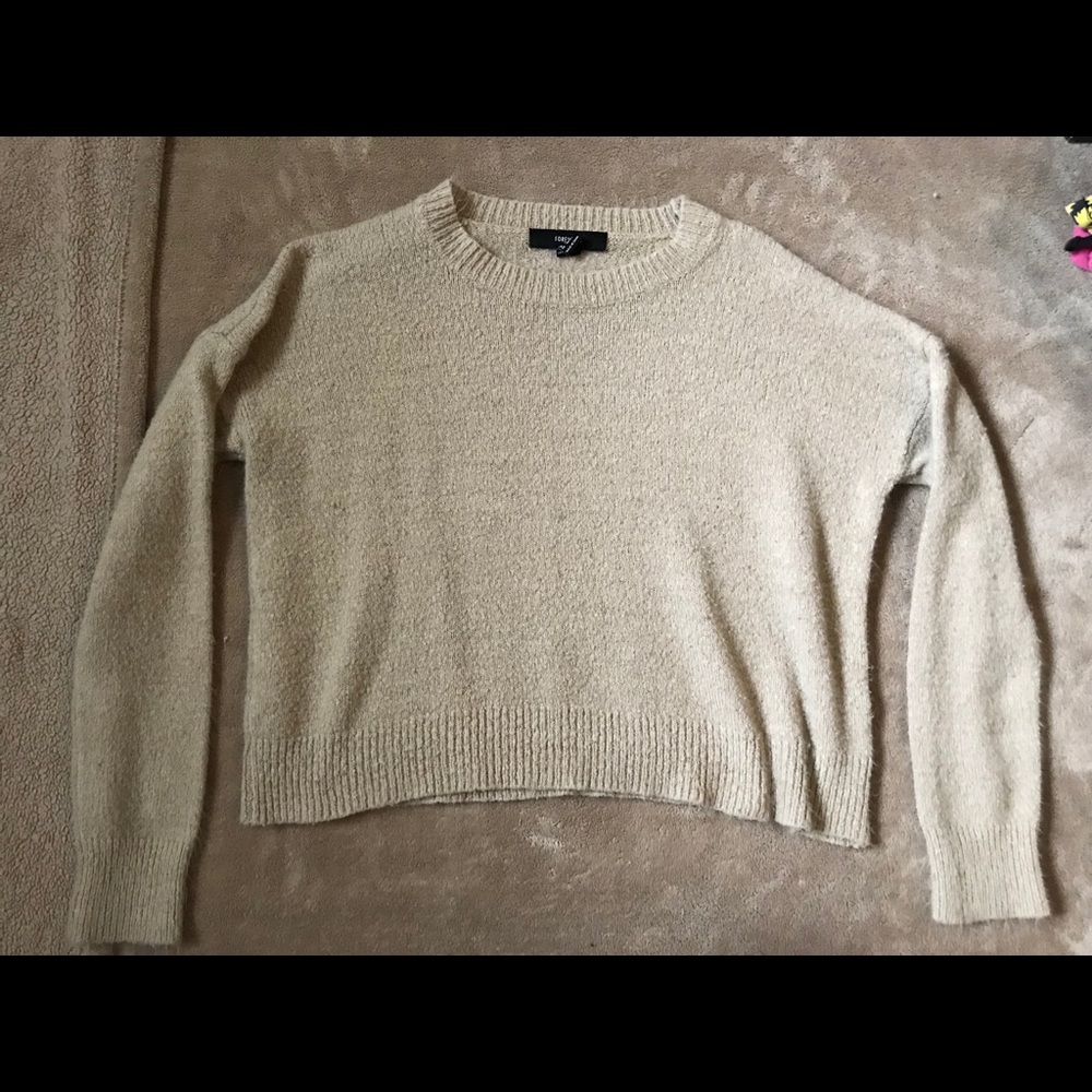 Long sleeve sweater forever 21 small